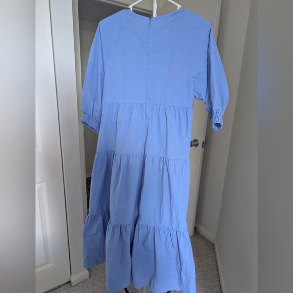 CO  Blue Tiered Dress - Picture 5 of 8